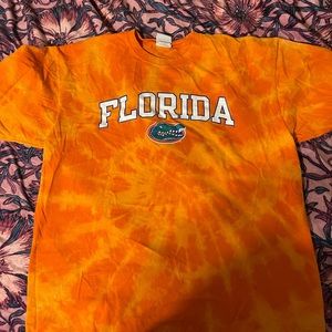 Bleach dyed Florida Gators T shirt